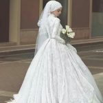 احدث صيحات فساتين الزفاف للمحجبات لاطلالة مختلفة في صيف 2017