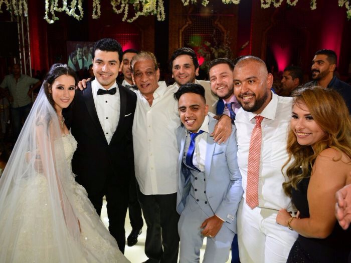 بالصور حفل زفاف نجم مسرح مصر محمد أنور ونوران التركي