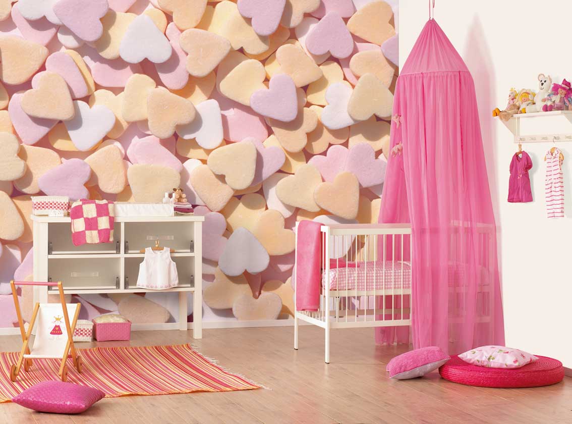 ديكورات ورق حائط لغرفة نوم أطفال