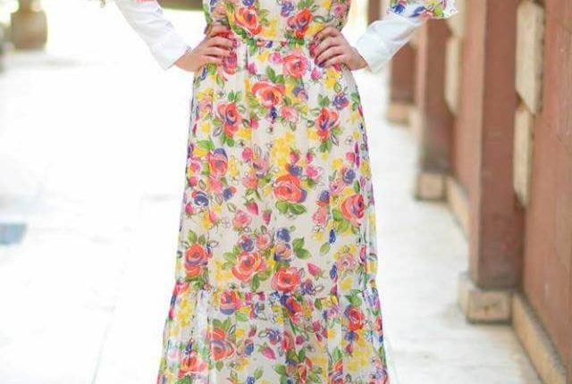 تصميم فستان محجبات اوف شوليدر