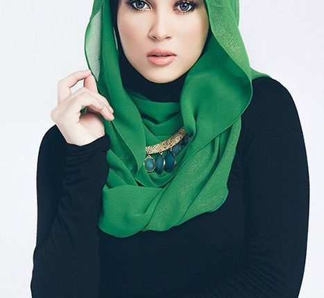 لفة الحجاب العفوية للوجه البضاوي