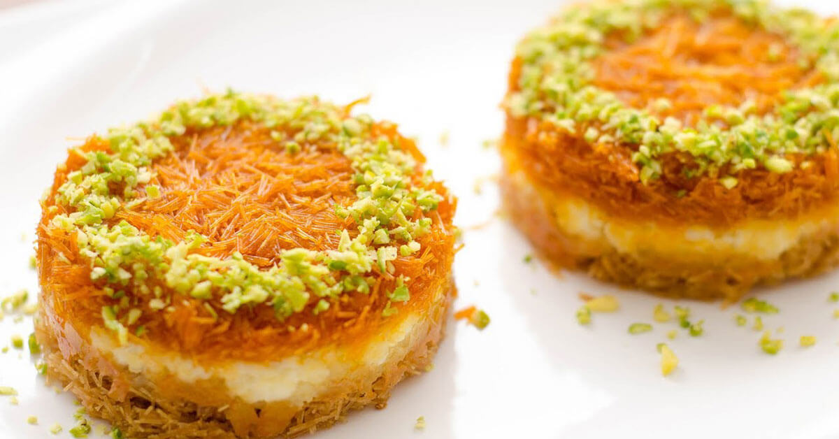 طريقة عمل الكنافة بالجبنة رمضان 2023 بسهولة في البيت