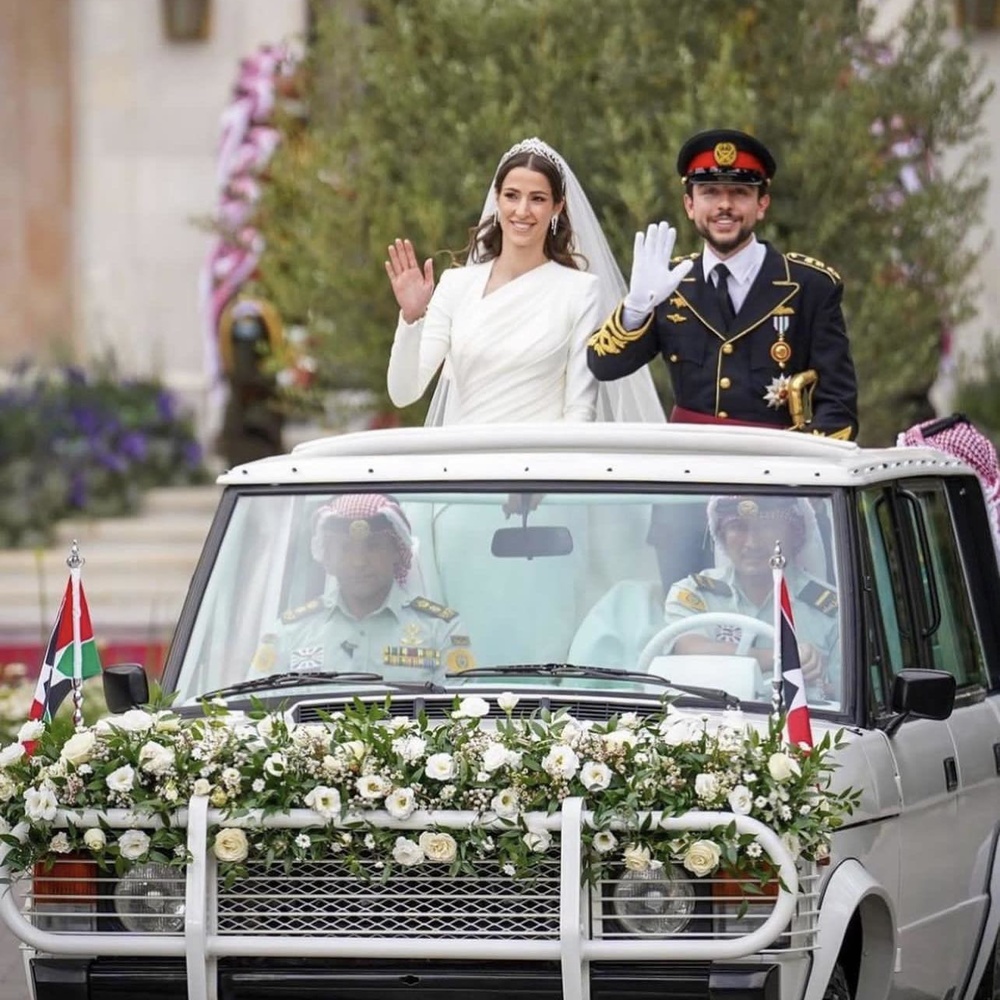 صور حفل زفاف الأمير الحسين والأميرة رجوة الحسين