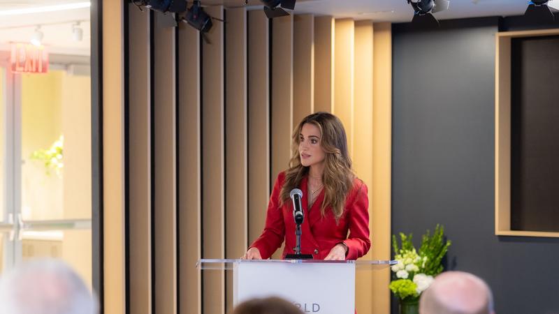 الملكة رانيا أول رئيس عالمي لمبادرة العطاء لتعظيم العمل من أجل الأرض
