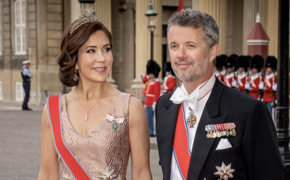 الأميرة ماري وملك الدنمارك الملك فريدريك