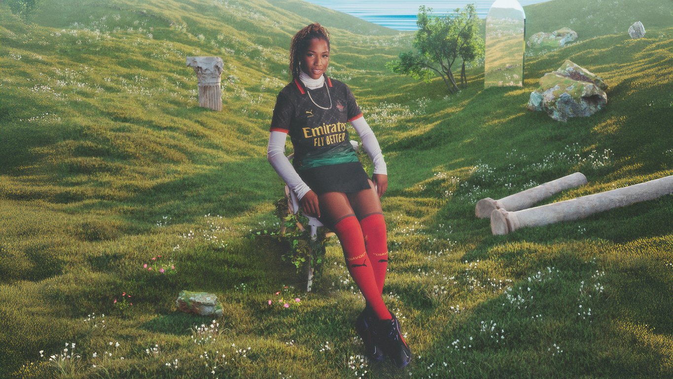 بوما وإيه سي ميلان وأوف وايت يكشفون عن أطقم بتصميمات جريئة