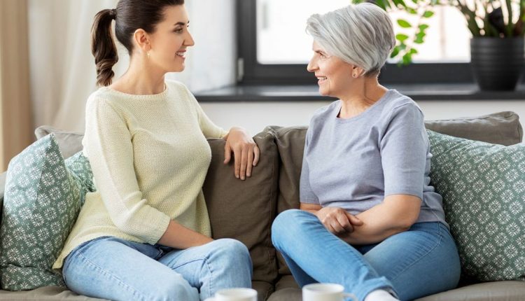 محادثة مع الأم