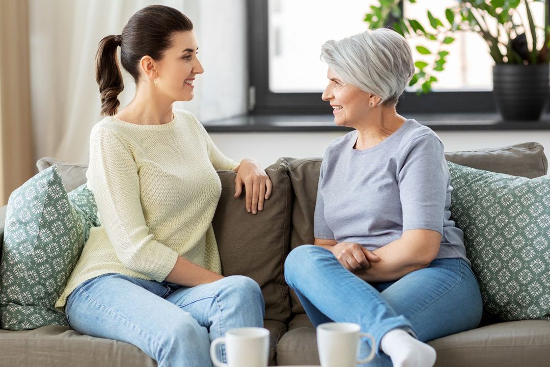 محادثة مع الأم