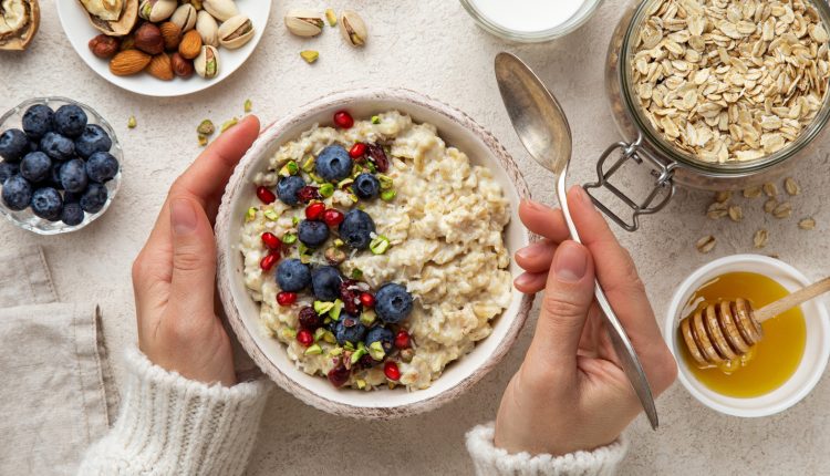 تناول الشوفان