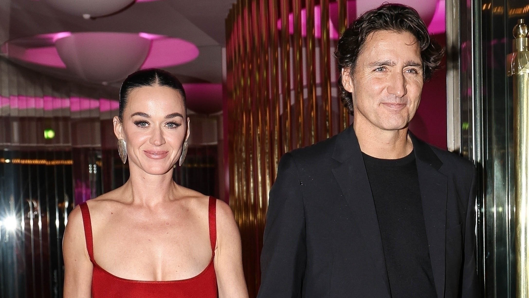 كاتي بيري وجاستن ترودو