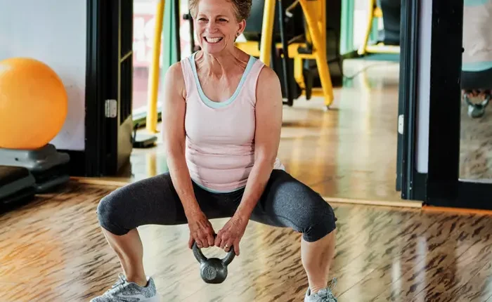 تمارين كبار السن في الجيم