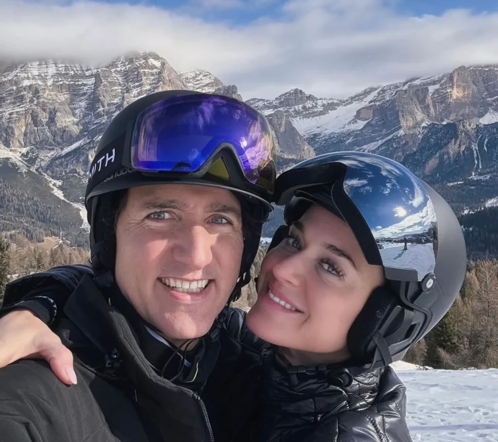 كاتي بيري وجاستن ترودو