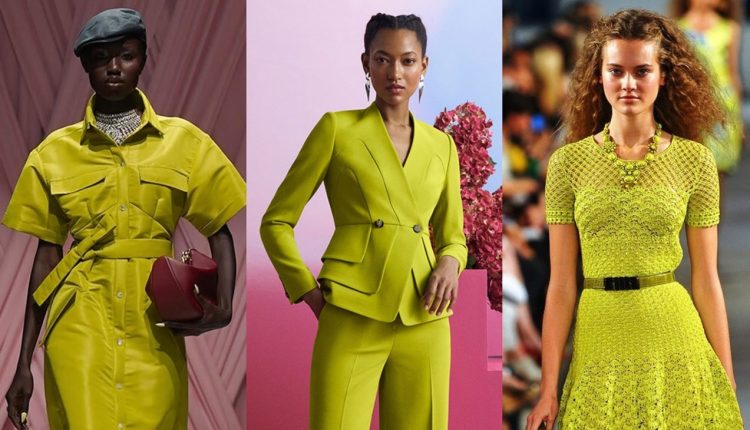 عودة جريئة تزيّن إطلالات الربيع بلون «الشارتروز»