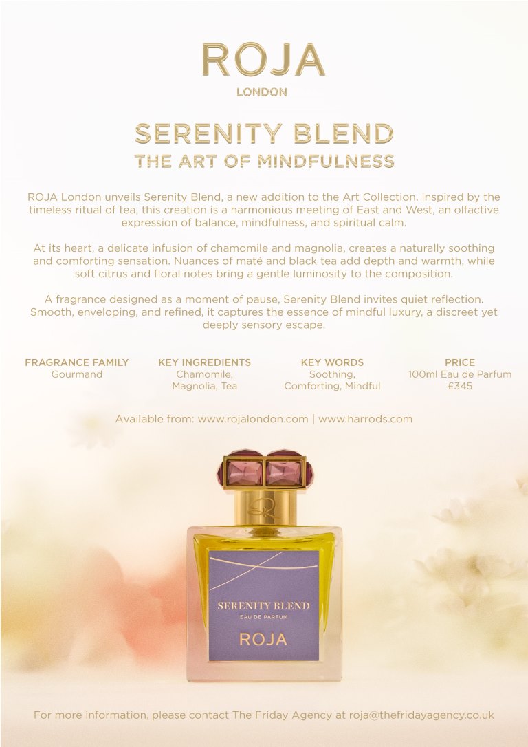 السكينة المطلقة مع عطر Serenity Blend من Roja London