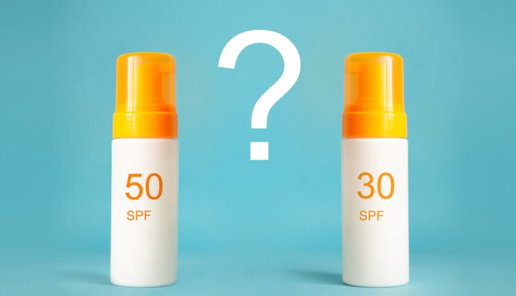 SPF 30 Vs SPF 50